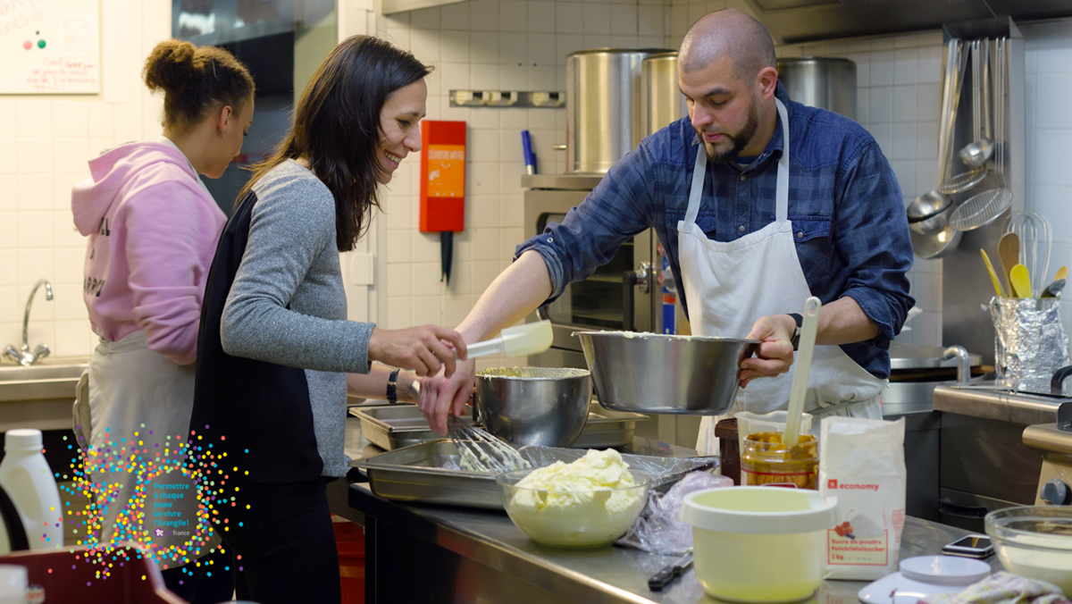 Bénévole en cuisine